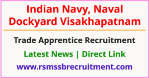 Naval Dockyard Visakhapatnam Apprentice