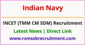 Indian Navy Tradesman Mate