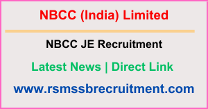 NBCC JE Recruitment 2024